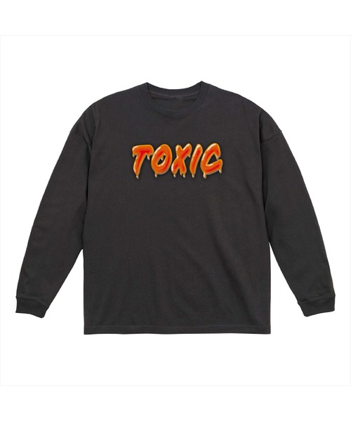 NOBOUND(ノーバウンド)の「NOBOUND(ノーバウンド) 長袖Tシャツ メルティングTOXIC ロゴ プリント ビッグシルエット 5.6オンス ビッグTシャツ メンズ レディース ユニセックス ストリート(Tシャツ/カットソー・メンズ・ホワイト系1/ホワイト系3/ホワイト系2/ホワイト系4/ブラック系2/ブラック系1/ブラック系8/ブラック系7/ブラック系6/ブラック系5/ブラック系4/ブラック系3・XL/L/M/S)」の11枚目の写真
