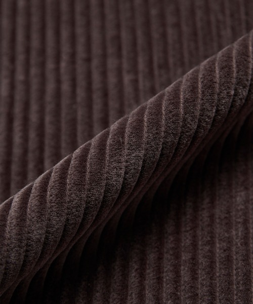SEAGREEN（シーグリーン）の「SEAGREEN(シーグリーン) WIDE WALE CORDUROY LOOSE PANTS ワイドウェールコーデュロイルーズパンツ（その他パンツ・メンズ・ブラウン/ライトグレー・3/4/2）」の6枚目の写真