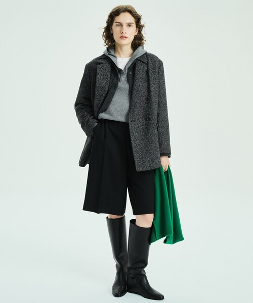 UNFILO（アンフィーロ）の「メランジツイル ハーフパンツ（その他パンツ・レディース・グレー系・LARGE/MEDIUM/SMALL）」の13枚目の写真