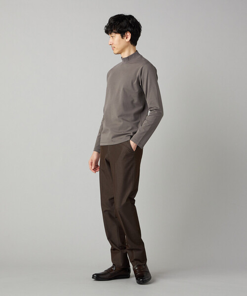 COMME CA MEN（コムサメン）の「【吸水速乾】モックネック ロングスリーブ Tシャツ（Tシャツ/カットソー・メンズ・ホワイト/ブラック/チャコール・M/L）」の14枚目の写真
