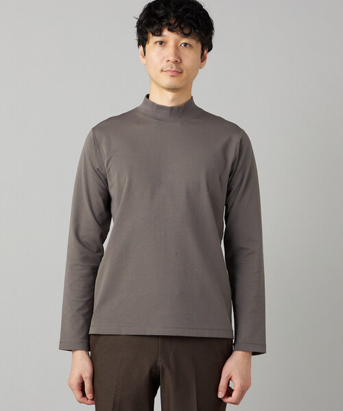 COMME CA MEN（コムサメン）の「【吸水速乾】モックネック ロングスリーブ Tシャツ（Tシャツ/カットソー・メンズ・ホワイト/ブラック/チャコール・M/L）」の17枚目の写真