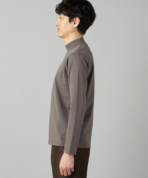 COMME CA MEN（コムサメン）の「【吸水速乾】モックネック ロングスリーブ Tシャツ（Tシャツ/カットソー・メンズ・ホワイト/ブラック/チャコール・M/L）」の18枚目の写真