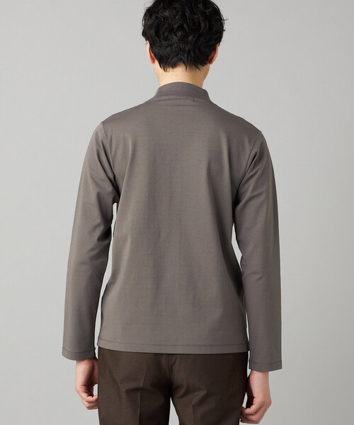 COMME CA MEN（コムサメン）の「【吸水速乾】モックネック ロングスリーブ Tシャツ（Tシャツ/カットソー・メンズ・ホワイト/ブラック/チャコール・M/L）」の19枚目の写真