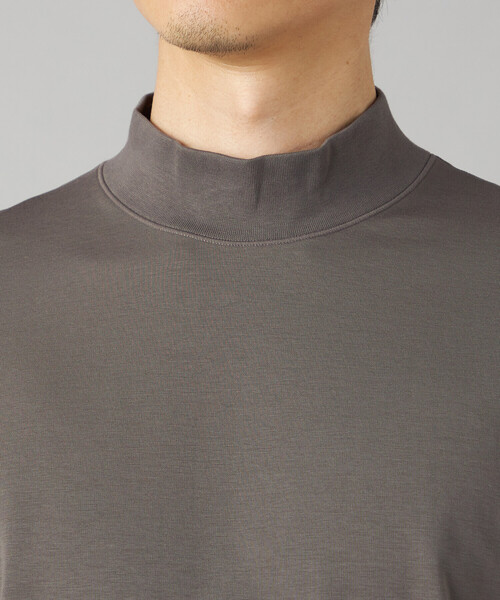 COMME CA MEN（コムサメン）の「【吸水速乾】モックネック ロングスリーブ Tシャツ（Tシャツ/カットソー・メンズ・ホワイト/ブラック/チャコール・M/L）」の20枚目の写真