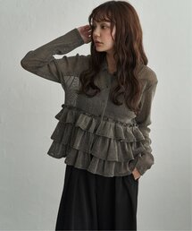 ティアードフリルシャツ