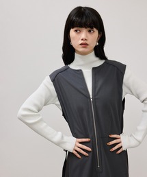 【WEB限定】ラメリブタートルネックプルオーバー