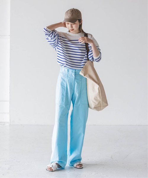 Noble(ノーブル)の「《岡山+WEB限定追加》N.Jam/エヌジャムトートLarge(トートバッグ・レディース・アイボリー/カーキ・FREE)」の4枚目の写真