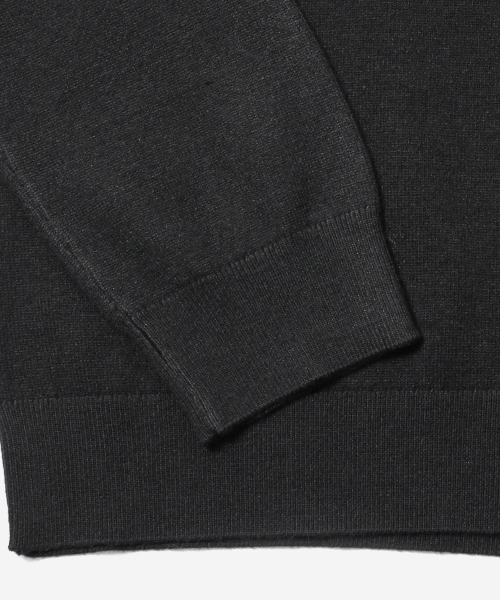 ADHOC(アドホック)の「男女兼用 ベーシック タートルネック ニット (BLACK) (HCALKA4)(ニット/セーター・レディース・その他・90/100/95/105)」の4枚目の写真