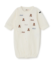 petit main（プティマイン）の「【POLO BCS/リンク】モチーフ刺しゅう2WAYオール（ロンパース）」