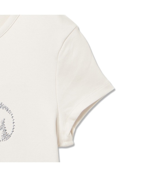 Guess（ゲス）の「AMALIA Tee（Tシャツ/カットソー・レディース・ホワイト系その他/ブラック・X-SMALL/SMALL/MEDIUM/LARGE）」の7枚目の写真