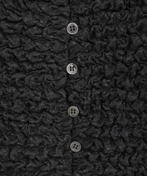 CLANE(クラネ)の「CLANE/クラネ/W FACE SOFT SHIRRING CARDIGAN(カーディガン/ボレロ・レディース・ホワイト/グレー/ベージュ・1)」の12枚目の写真