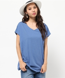 FREE'S MART | カリフォルニアコットンVネックチュニック(Tシャツ/カットソー)