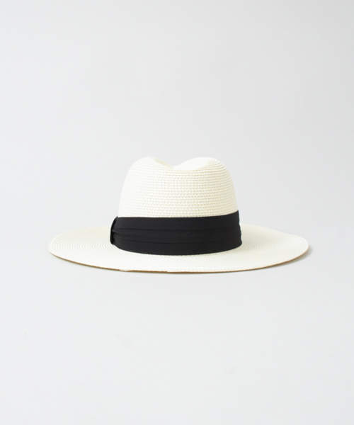 URBAN RESEARCH（アーバンリサーチ）の「UR つば広ペーパーHAT（ハット・レディース・ブラック/ホワイト・FREE）」の5枚目の写真