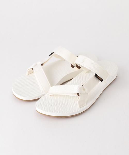Teva（テバ）の「テバ/OC TEVA UNIVERSAL SLIDE（サンダル・レディース・ブラック/ホワイト・6/7/5/8）」の2枚目の写真