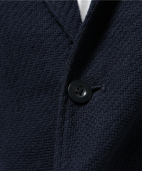 Burner(バーナー)の「【K・U・I】綿麻カルゼジャケット(テーラードジャケット・メンズ・ネイビー・LARGE/MEDIUM)」の10枚目の写真