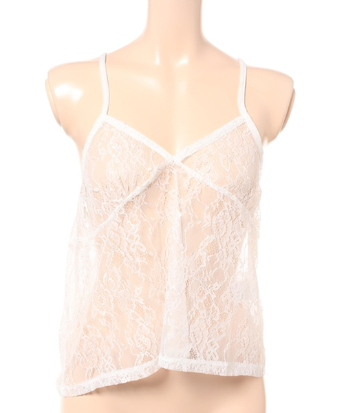 WEGO（ウィゴー）の「WEGO/レースキャミソール（キャミソール・レディース・ホワイト/ブラック・FREE）」の9枚目の写真