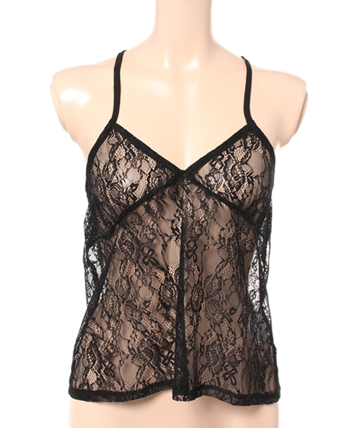 WEGO（ウィゴー）の「WEGO/レースキャミソール（キャミソール・レディース・ホワイト/ブラック・FREE）」の10枚目の写真