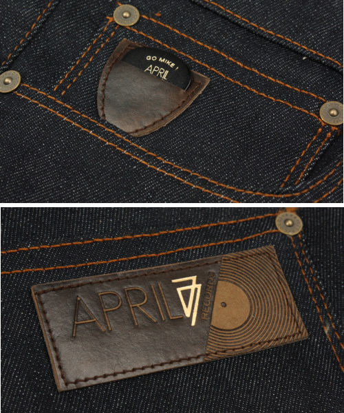 April77(エイプリルセブンティセブン)の「JOEY-OVERDRIVE(T) RECORD(デニムパンツ・メンズ・インディゴブルー・28inch/29inch/31inch/32inch)」の3枚目の写真