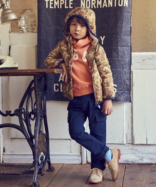 RUGGEDWORKS(ラゲッドワークス)の「モールスキンカーゴパンツ(カーゴパンツ・キッズ・ネイビー/カーキ/グレー・90cm/100cm/140cm/110cm/120cm/130cm/80cm)」の11枚目の写真