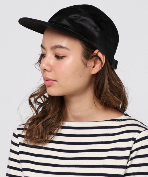 DAMMY（ダミー）の「DAMMY/サテンジェットキャップ（キャップ・レディース・ブラック/ホワイト・FREE）」の2枚目の写真