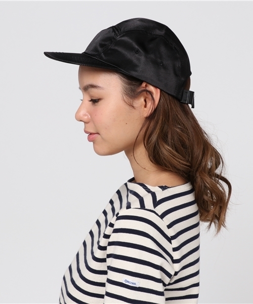 DAMMY（ダミー）の「DAMMY/サテンジェットキャップ（キャップ・レディース・ブラック/ホワイト・FREE）」の3枚目の写真