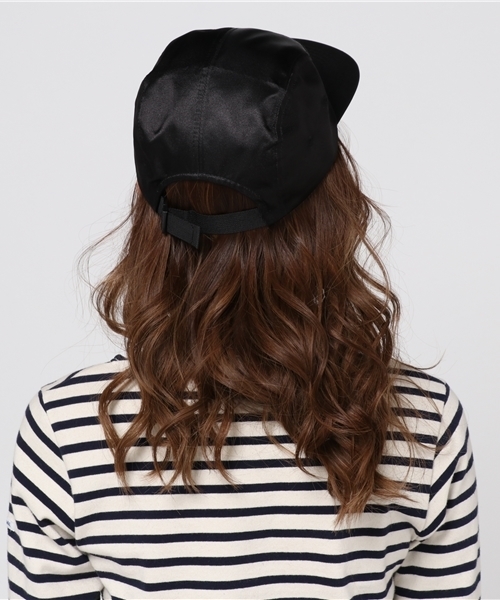 DAMMY（ダミー）の「DAMMY/サテンジェットキャップ（キャップ・レディース・ブラック/ホワイト・FREE）」の4枚目の写真