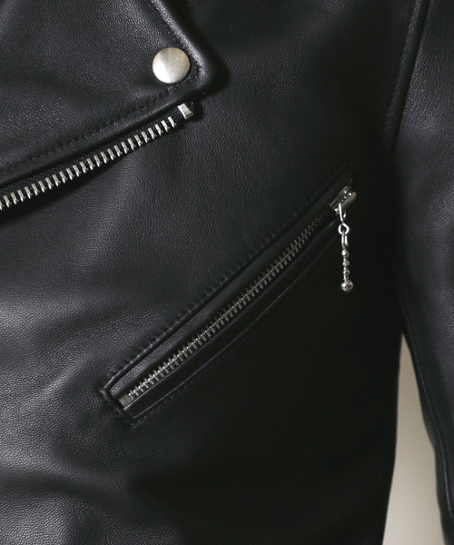 Magine（マージン）の「SHEEP LEATHER DIRECT SEMI VEGI W RIDERS JKT