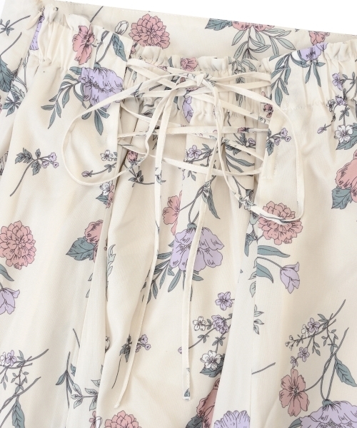 MAJESTIC LEGON（マジェスティックレゴン）の「【WEB限定価格】ヴィンテージフラワースカート（スカート・レディース・ブラック系その他/ホワイト系その他2/グリーン系その他・MEDIUM）」の19枚目の写真