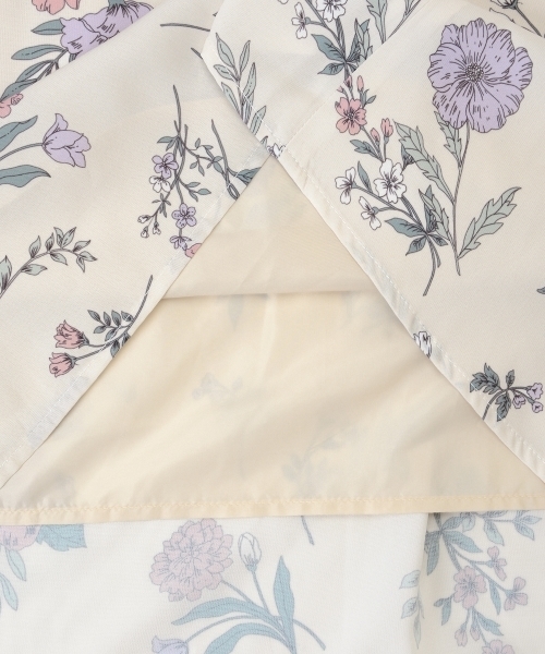 MAJESTIC LEGON（マジェスティックレゴン）の「【WEB限定価格】ヴィンテージフラワースカート（スカート・レディース・ブラック系その他/ホワイト系その他2/グリーン系その他・MEDIUM）」の18枚目の写真