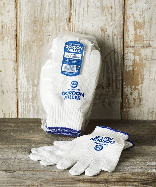 GORDON MILLER（ゴードンミラー）の「GORDON MILLER（ゴードンミラー）　国産日本一軍手　５双（掃除グッズ・メンズ・ホワイト・ONE SIZE）」の5枚目の写真