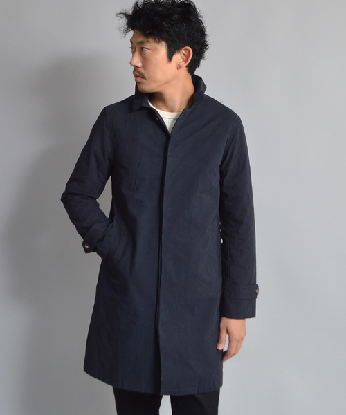 ROOPTOKYO（ループトウキョウ）の「ワッシャーツイル ステンカラーコート ボアライナー付き（ステンカラーコート・メンズ・オリーブ/ネイビー/ベージュ・L/M）」の3枚目の写真