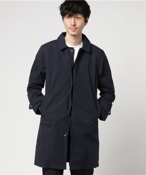 ROOPTOKYO（ループトウキョウ）の「ワッシャーツイル ステンカラーコート ボアライナー付き（ステンカラーコート・メンズ・オリーブ/ネイビー/ベージュ・L/M）」の8枚目の写真