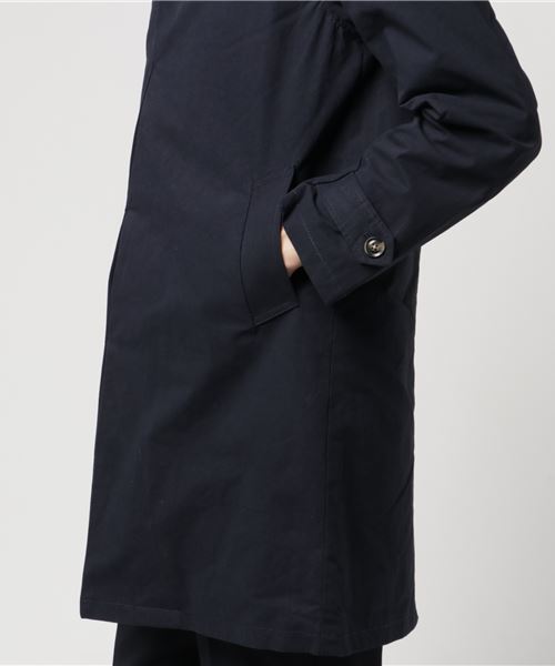 ROOPTOKYO（ループトウキョウ）の「ワッシャーツイル ステンカラーコート ボアライナー付き（ステンカラーコート・メンズ・オリーブ/ネイビー/ベージュ・L/M）」の5枚目の写真