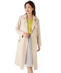 NATURAL BEAUTY | マイクロギャバストレッチ(トレンチコート)