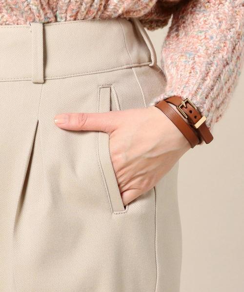 BEAUTY&YOUTH UNITED ARROWS(ビューティーアンドユースユナイテッドアローズ)の「BY ギャバタックテーパードパンツ о(その他パンツ・レディース・ベージュ/ライトブルー・MEDIUM/SMALL)」の10枚目の写真