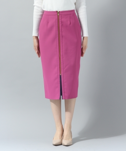 Andemiu(アンデミュウ)の「リバータイトスカート785907(スカート・レディース・カーキ/ネイビー/キャメル/グリーン/マスタード/オフホワイト/イエロー・FREE)」の15枚目の写真