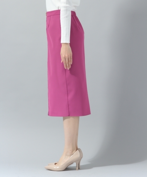 Andemiu(アンデミュウ)の「リバータイトスカート785907(スカート・レディース・カーキ/ネイビー/キャメル/グリーン/マスタード/オフホワイト/イエロー・FREE)」の14枚目の写真