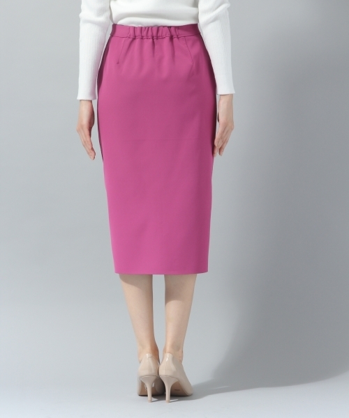 Andemiu(アンデミュウ)の「リバータイトスカート785907(スカート・レディース・カーキ/ネイビー/キャメル/グリーン/マスタード/オフホワイト/イエロー・FREE)」の13枚目の写真