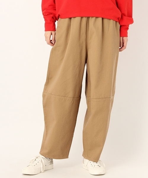 niko and...(ニコアンド)の「オリジナル起毛カツラギコクーンパンツ(その他パンツ・レディース・ピンク/クリーム/ベージュ/チャコール・3/4)」の3枚目の写真