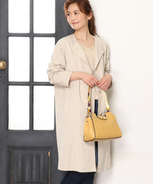 un dix cors | ノーカラーグログランコート(その他アウター)