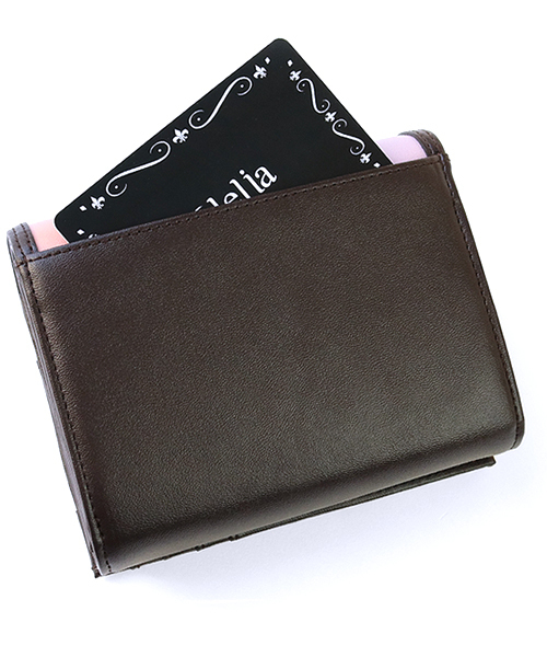 Clelia(クレリア)の「マルチカラー二つ折りミニ財布(財布・レディース・パープル系その他/ピンク系その他/ブラウン系その他/ブルー系その他/レッド系その他/ラベンダー/ブラック/ベージュ/ネイビー/チョコ/キャメル/ピンク系その他2/パープル系その他2/ブラウン系その他2・ONE SIZE)」の21枚目の写真