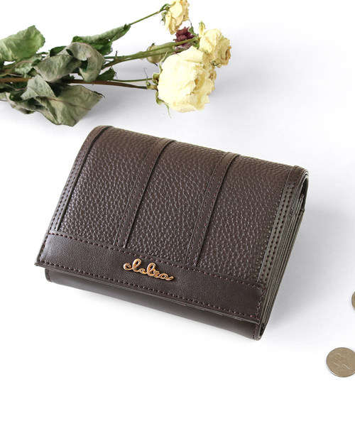 Clelia(クレリア)の「マルチカラー二つ折りミニ財布(財布・レディース・パープル系その他/ピンク系その他/ブラウン系その他/ブルー系その他/レッド系その他/ラベンダー/ブラック/ベージュ/ネイビー/チョコ/キャメル/ピンク系その他2/パープル系その他2/ブラウン系その他2・ONE SIZE)」の3枚目の写真
