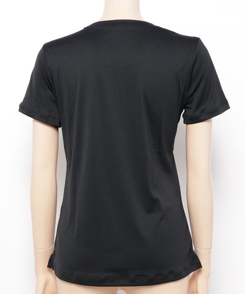 Hurley （ハーレー）の「W HRLY Q/D TEE SS / レディースラッシュガード/ 半袖 マリンスポーツ アウトドア ビーチ プール（ラッシュガード・レディース・ブラック/ブルー・MEDIUM/SMALL/X-SMALL）」の3枚目の写真