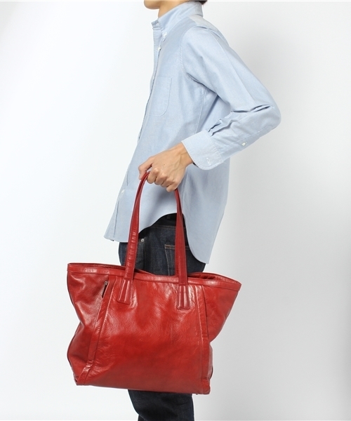 BRILLA per il gusto（ブリッラペルイルグースト）の「aniary / シンプルトート (01-02002)（トートバッグ・メンズ・ブラック/ブラウン系その他/ブラウン/レッド/オレンジ/サックスブルー/ネイビー・ONE SIZE）」の22枚目の写真