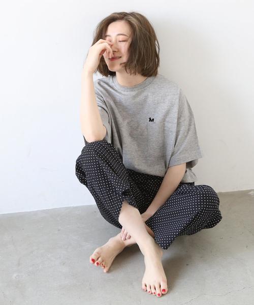 coen(コーエン)の「【外/家兼用】コットンプリントイージーパンツ(その他パンツ・レディース・ネイビー/ブラック/ダークグリーン/レッド・MEDIUM/LARGE)」の13枚目の写真