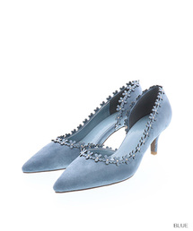 RANDA | サイドオープンフラワーパンプス(パンプス)