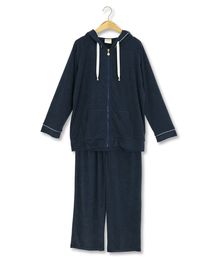 fran de lingerie | mochi  pile パイルシリーズ パーカー上下セット(ルームウェア/パジャマ)