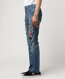 【ヒステリックグラマー】転写 デニム レオパード リバーシブル レギンス F デニムパンツ | HYSTERIC GLAMOUR ONLINE STORE ヒステリック