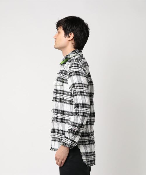 FranCisT_MOR.K.S./フランシストモークス/Fringe Check SH FranCisT_MOR.K.S./フランシストモークス/Fringe Check SH