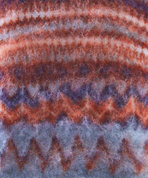 ABAHOUSE(アバハウス)の「モヘアフェアアイルモックネック(ニット/セーター・メンズ・ブラック系その他/グレー系その他・46/48)」の8枚目の写真